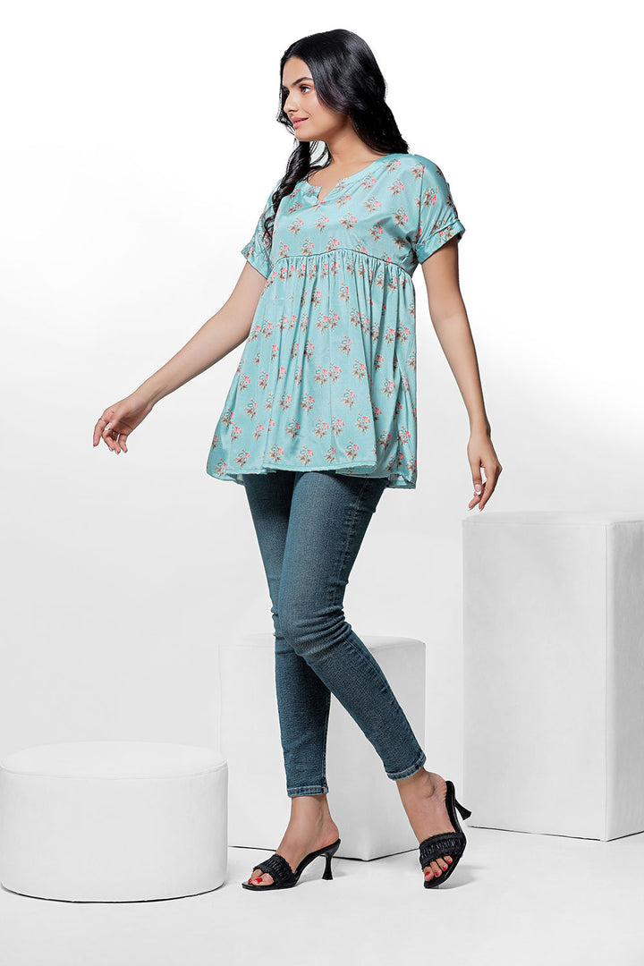 Stunning Floral Print Top by aaRVee Studio. Shop @ www.aarveestudio.com