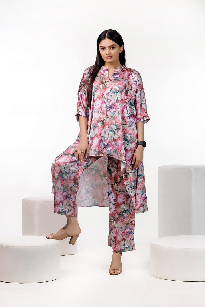 Floral Printed Co Ord Set by aaRVee Studio. Shop @ www.aarveestudio.com